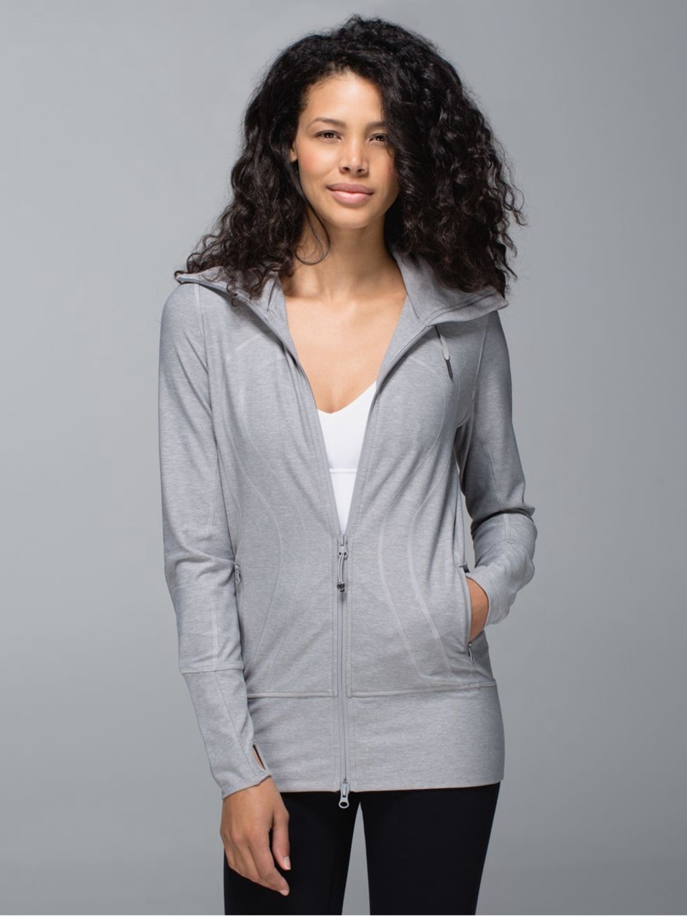 Lululemon Stride Jacket Heather Gray Small 2